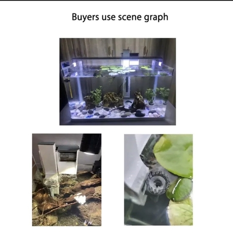 Lọc Thác Cao Cấp Sunsun XBA 200, XBA 300, XBA 500 có Tích Hợp Lọc Váng Chuyên Dụng Cho Bể Cá, Hồ Thủy Sinh