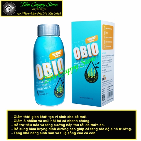 Men Vi Sinh Koika OBIO - Vi Sinh Cao Cấp Dành Cho Cá Cảnh