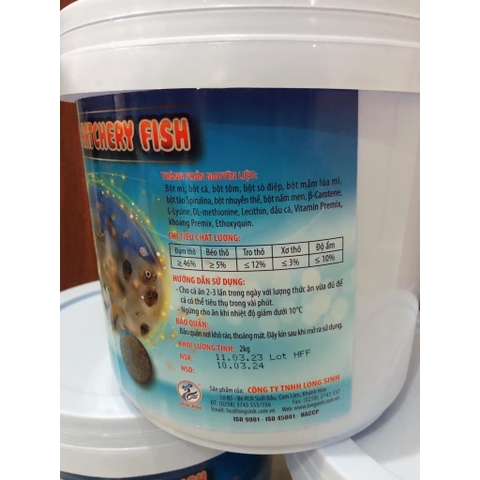 Thùng 2kg Special Hatchery Fish - Thức Ăn Dinh Dưỡng Cao Cho Cá Cảnh Nhỏ