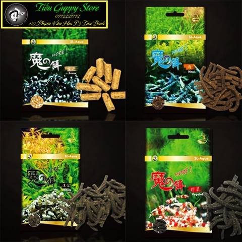 Thức ăn tép SL-Aqua MORE Đến từ Đài Loan - không gây ô nhiễm nước. Giúp thúc đẩy tép tăng trưởng, lên màu và sinh sản