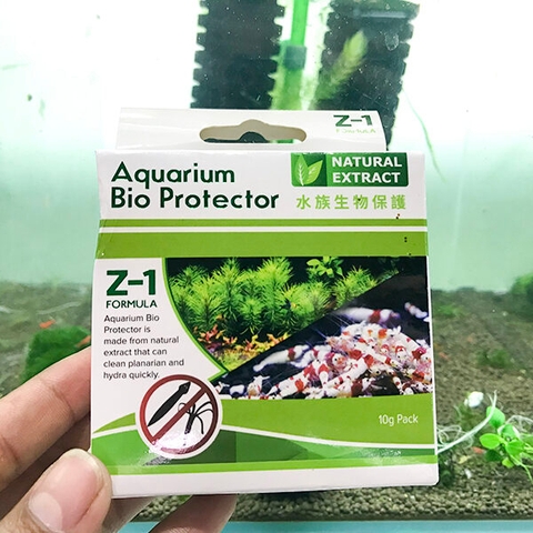 Diệt Sán Z1-AQUARIUM BIO PROTECTOR Z1 - xử lý Sán Trắng, Thủy Tức hồ cá tép, thuỷ sinh