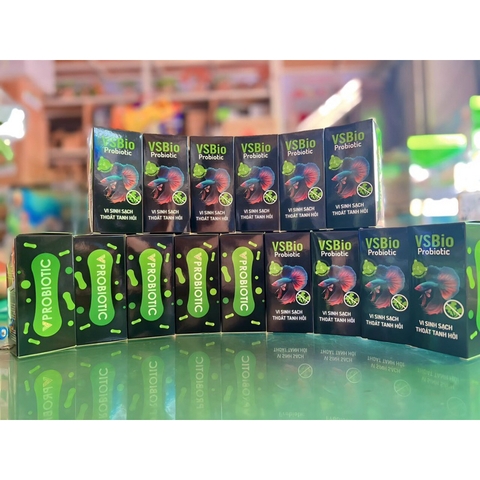 VSBIO - Probiotic Vi Sinh Sạch - Hết tanh hôi và làm trong nước hồ cá (chai 100ml)