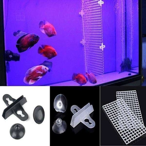 Tấm Nhựa Đa Năng 30x30cm có thể nối lại, dùng để Ngăn Hồ Kính, Đậy Hồ, Ngăn Đáy, Nâng nền ....