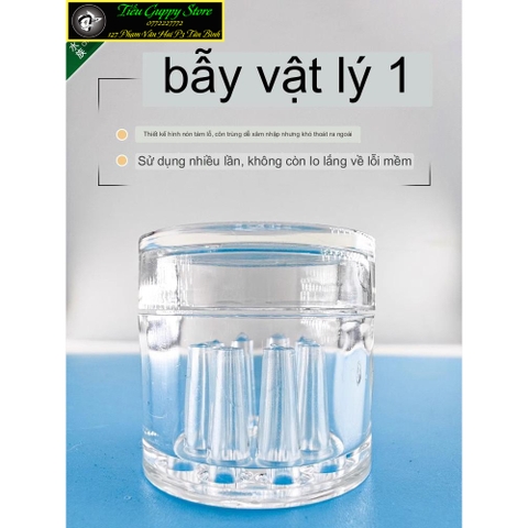 Bẫy Sán 8 Lỗ Chuyên Dụng Cho Bể Thủy Sinh, Hồ Tép Cảnh