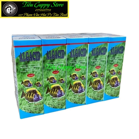 Dung dịch diệt rêu tảo hại hồ cá ALGACID (chai 30ml)