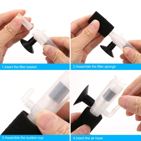 Lọc Vi Sinh Mini Cho Những Hồ Cá Nhỏ, Hồ Betta, Hồ Để Bàn