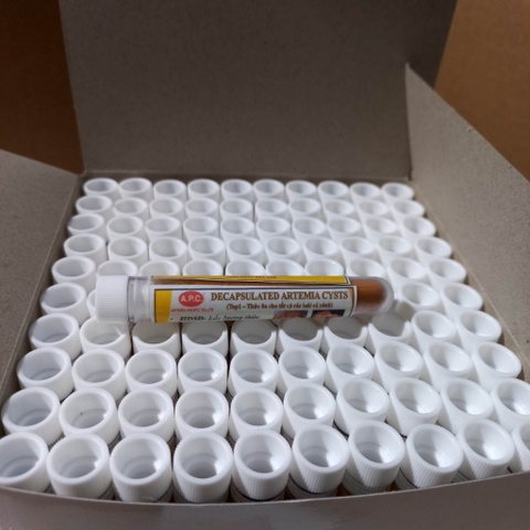 Phôi Artemia Ăn Liền - Thức Ăn Dinh Dưỡng dành cho cá cảnh nhỏ (ống 3gram)