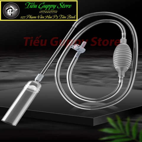 Bơm Tay Thay Nước có khóa Loại Tốt - Dụng Cụ Vệ Sinh Hồ Cá