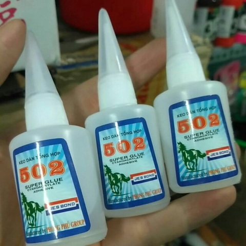 Keo Dán Sắt 502 Siêu dính chuyên dùng để dán Đá, Lũa, Cát Nền Thủy Sinh