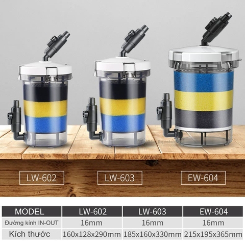 Lọc Phụ SUNSUN 602 603 604 - Lọc Nước Hiệu Quả, Vận Hành Êm Ái