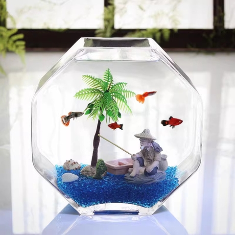 Mô Hình Ông Lão Đánh Cá - Trang Trí Hồ Cá Cảnh, Tiểu cảnh, Terarium...