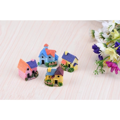 Phụ Kiện Tiểu Cảnh - Mô Hình Ngôi Nhà Mini - Trang trí bể cá cảnh, tiểu cảnh, bonsai v....v......