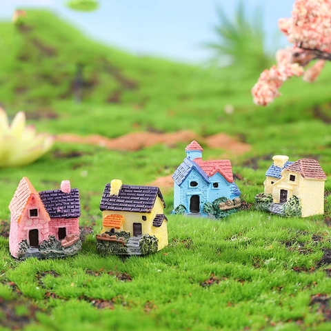 Phụ Kiện Tiểu Cảnh - Mô Hình Ngôi Nhà Mini - Trang trí bể cá cảnh, tiểu cảnh, bonsai v....v......