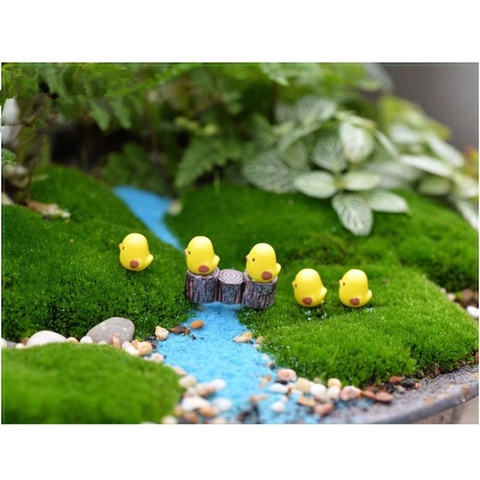 Mô Hình "Gà Con mini" - Phụ kiện Tiểu Cảnh Trang Trí Hồ Cá, Bonsai, Terarirum ....