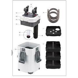 Lọc Thùng SOBO Cải tiến Tích hợp UV và Hút Mặt AQ901F, AQ903F, AQ905F, AQ907F, AQ909F