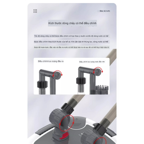 Lọc Thùng SOBO Cải tiến Tích hợp UV và Hút Mặt AQ901F, AQ903F, AQ905F, AQ907F, AQ909F