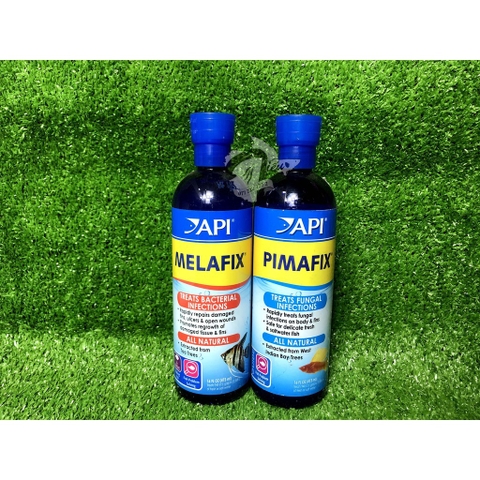API Melafix và Pimafix - Dung Dịch Kháng Khuẩn - Kháng Nấm - Chăm Sóc Cá Cảnh