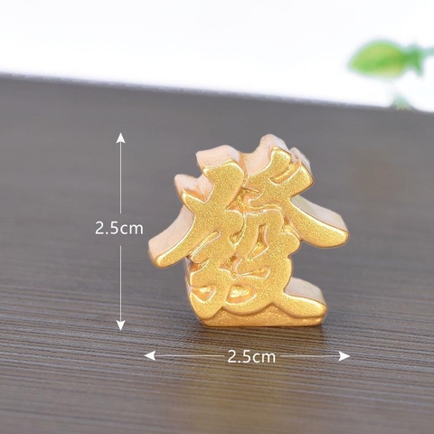 Mô Hình Thỏi Vàng, Tiểu Cảnh Đồng Vàng, Lư Vàng - Mô Hình Trang Trí Hồ Cá, Chậu Sen đá, Bonsai, Terrarium (ZC-323)