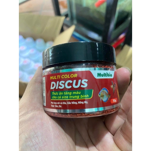 Cám Multibio Multi Color Discus - Thức Ăn Tăng Màu cho Cá Nhiệt Đới: Cá Dĩa, Ông Tiên, Cầu Vồng, Hồng Mi....