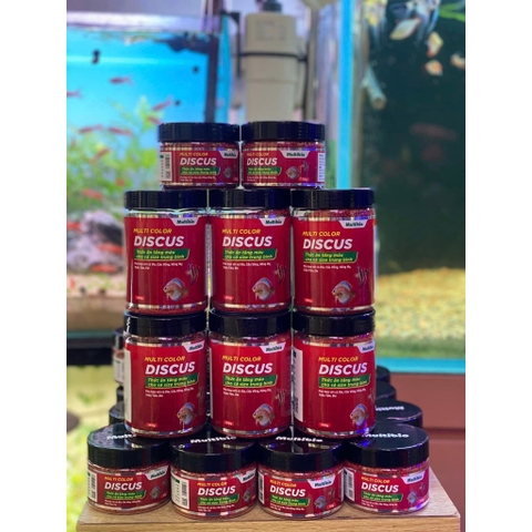 Cám Multibio Multi Color Discus - Thức Ăn Tăng Màu cho Cá Nhiệt Đới: Cá Dĩa, Ông Tiên, Cầu Vồng, Hồng Mi....