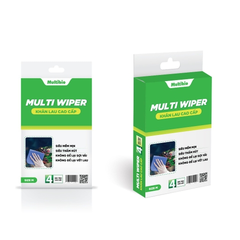 Khăn Lau Hồ Kính Cao Cấp Multi Wiper - Siêu mịn, Siêu Thấm Hút, Ko để lại vết lau
