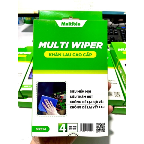 Khăn Lau Hồ Kính Cao Cấp Multi Wiper - Siêu mịn, Siêu Thấm Hút, Ko để lại vết lau