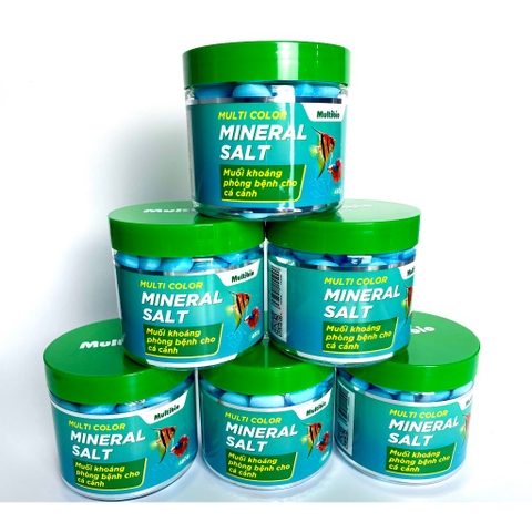 Multibio Multi Color Mineral Salt - Muối Khoáng Phòng Bệnh cho cá cảnh