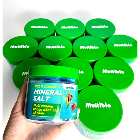 Multibio Multi Color Mineral Salt - Muối Khoáng Phòng Bệnh cho cá cảnh