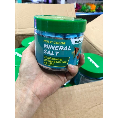 Multibio Multi Color Mineral Salt - Muối Khoáng Phòng Bệnh cho cá cảnh