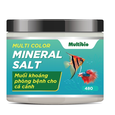 Multibio Multi Color Mineral Salt - Muối Khoáng Phòng Bệnh cho cá cảnh