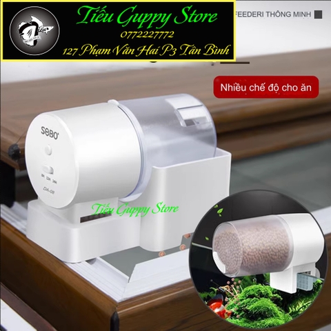 Máy cho ăn tự động hồ cá chạy pin SOBO DA-08