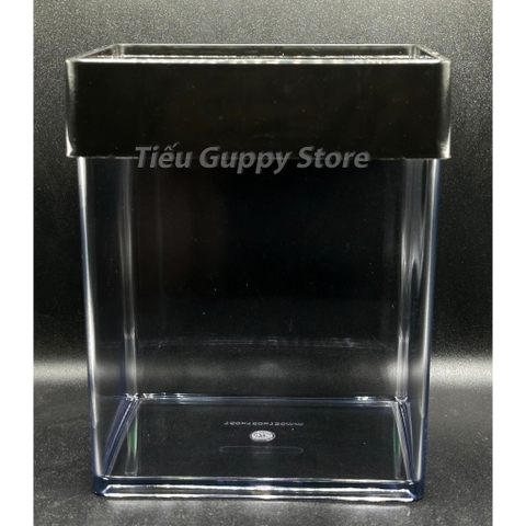 Keo Betta Trong Suốt 15x12x15cm - Keo Show Nhựa Chất Liệu Cao Cấp Tích Hợp nuôi cá Betta, Guppy, Cá Cảnh nhỏ, Tiểu Cảnh