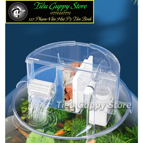 Lọc Thác dành Cho Hồ Tròn, Hồ Trụ Jeneca - Kiểu dáng Đẹp, Mới Lạ và Sang Trọng (Chưa Bao Gồm Vật Liệu Lọc)