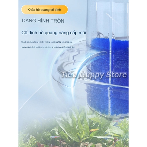 Lọc Thác dành Cho Hồ Tròn, Hồ Trụ Jeneca - Kiểu dáng Đẹp, Mới Lạ và Sang Trọng (Chưa Bao Gồm Vật Liệu Lọc)