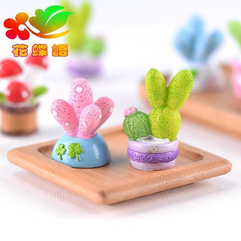 Phụ Kiện Tiểu Cảnh -  Mô hình Cây Xương Rồng dễ thương (ZC- 814)- Tiểu Cảnh Trang Trí