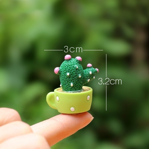 Phụ Kiện Tiểu Cảnh -  Mô hình Cây Xương Rồng dễ thương (ZC- 814)- Tiểu Cảnh Trang Trí