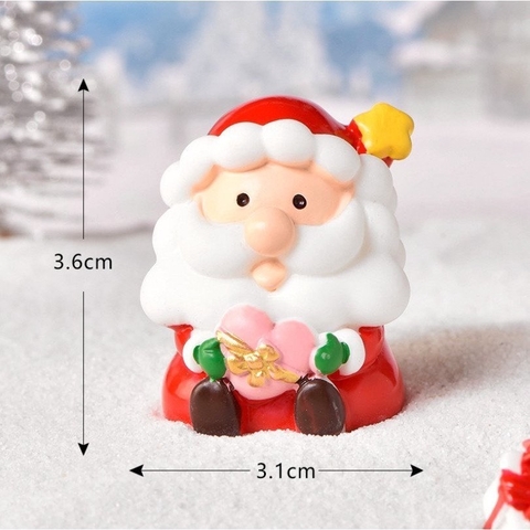Phụ Kiện Tiểu Cảnh - Mô Hình Người Tuyết, Ông Già Noel ( ZC - 275) - Noel, Giáng Sinh - Tiểu Cảnh Trang Trí