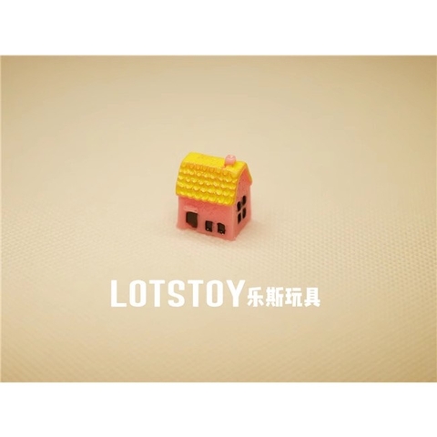 Phụ Kiện Tiểu Cảnh -  Mô Hình Ngôi Nhà Nhỏ Ống Khói ( ZC - 245) - Tiểu Cảnh Trang Trí Chậu Sen đá, Hồ Cá,  Terrarium ...