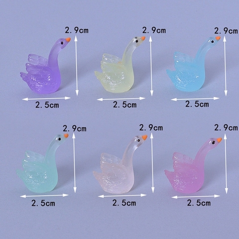 Phụ Kiện Tiểu Cảnh - Mô Hình Thiên Nga Dạ Quang (ZC-157) - Tiểu Cảnh Trang Trí Chậu Sen đá, Hồ Cá, Bonsai, Terrarium