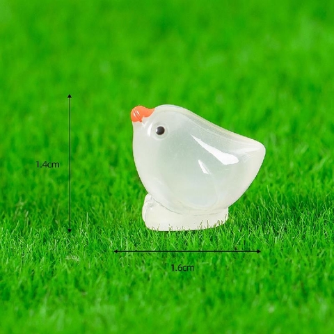 Phụ Kiện Tiểu Cảnh - Mô Hình Gà Con Dạ Quang (ZC - 246) - Tiểu Cảnh Trang Trí Chậu Sen đá, Hồ Cá, Bonsai, Terrarium