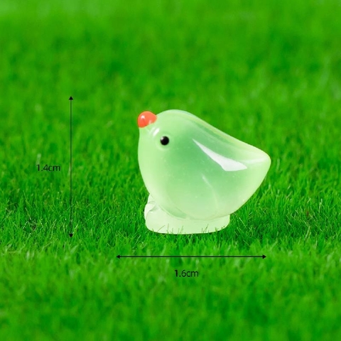 Phụ Kiện Tiểu Cảnh - Mô Hình Gà Con Dạ Quang (ZC - 246) - Tiểu Cảnh Trang Trí Chậu Sen đá, Hồ Cá, Bonsai, Terrarium