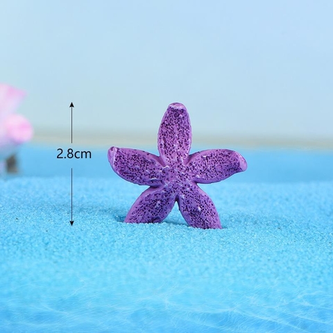 Phụ Kiện Tiểu Cảnh - Mô Hình Sao Biển Nhiều Màu (ZC-457) - Tiểu Cảnh Trang Trí Chậu Sen đá, Hồ Cá, Bonsai, Terrarium