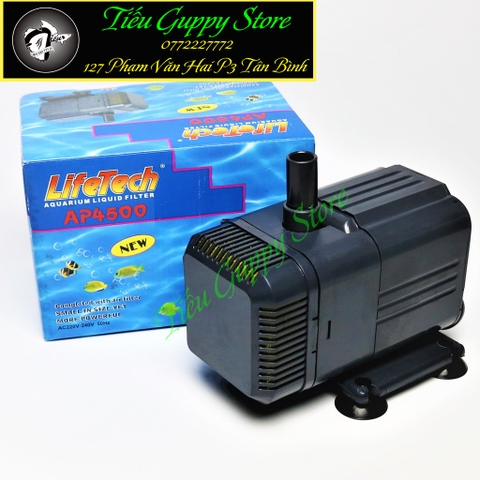 Máy Bơm Chìm LIFETECH AP4500 50w 2600 L/H mạnh mẽ, bơm bể cả cảnh, thủy canh