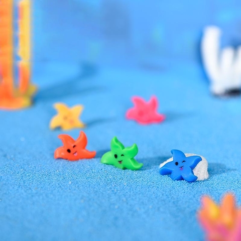 Phụ Kiện Tiểu Cảnh -  Mô Hình Sao Biển Nhiều Màu (ZC-452) - Tiểu Cảnh Trang Trí Chậu Sen đá, Hồ Cá, Bonsai, Terrarium,..