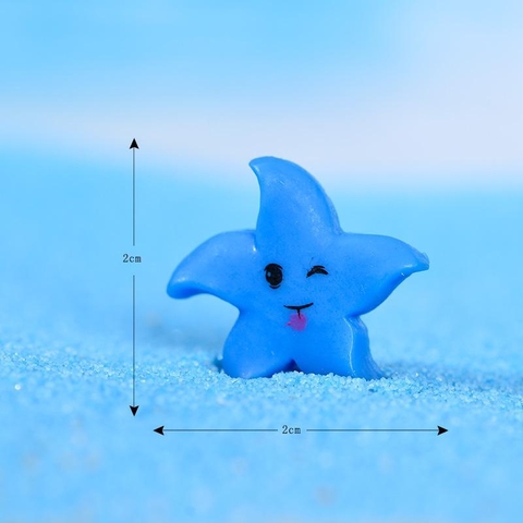 Phụ Kiện Tiểu Cảnh -  Mô Hình Sao Biển Nhiều Màu (ZC-452) - Tiểu Cảnh Trang Trí Chậu Sen đá, Hồ Cá, Bonsai, Terrarium,..