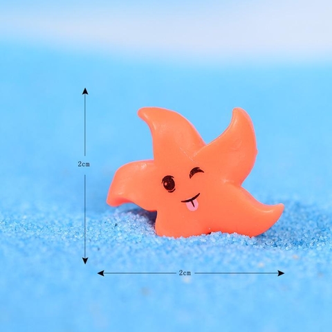 Phụ Kiện Tiểu Cảnh -  Mô Hình Sao Biển Nhiều Màu (ZC-452) - Tiểu Cảnh Trang Trí Chậu Sen đá, Hồ Cá, Bonsai, Terrarium,..