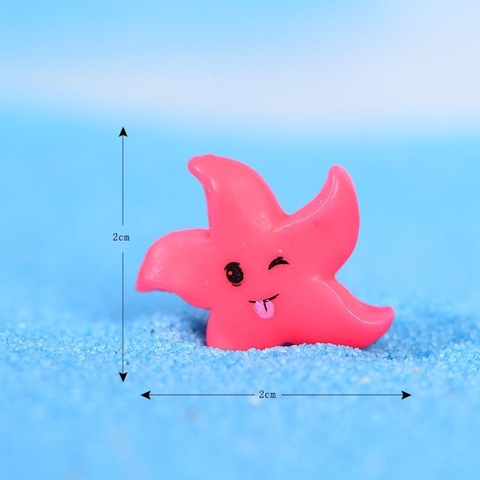 Phụ Kiện Tiểu Cảnh -  Mô Hình Sao Biển Nhiều Màu (ZC-452) - Tiểu Cảnh Trang Trí Chậu Sen đá, Hồ Cá, Bonsai, Terrarium,..