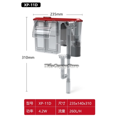 Lọc Thác JENECA Có Đèn Cảnh Báo Khi Lọc Dơ hoặc Hết Nước XP-09D, XP-11D, XP-13D