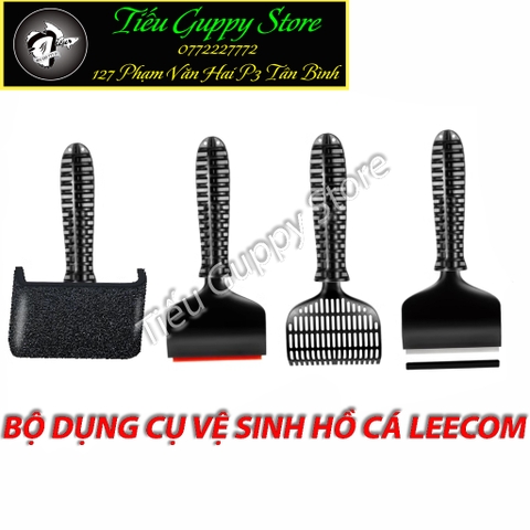 Dụng Cụ Vệ Sinh Hồ Cá LEECOM | Dụng cụ dao cạo rêu, vệ sinh kính hồ cá cảnh thủy sinh