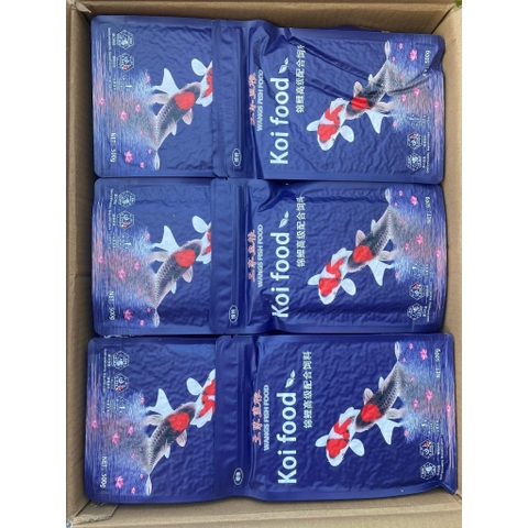 Cám Cá KOI WANGFISH - Thức Ăn Chuyên Dụng Cho Cá Koi, Hỗ Trợ cá Tăng Trưởng và Tăng Màu Tốt